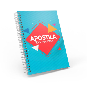 Apostila Capa Dura - A4  Impressão em Inkjet  